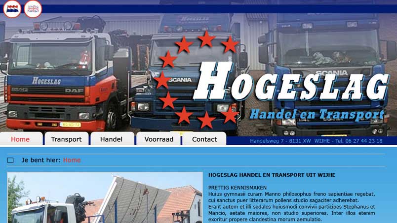 Website - Hogeslag, Wijhe
