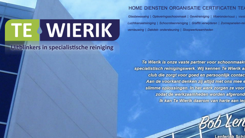 Website - Te Wierik, Raalte